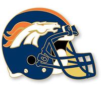 NFL Denver Broncos Helmet Pin