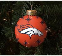 NFL Denver Broncos Tree Decoration Glass Ball Glass Ball Pendant Ornament Christmas Tree