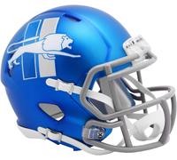 NFL Detroit Lions Alternate Mini Helmet Speed Football Helmet Riddell 0958556...