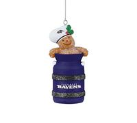 NFL FOCO Baltimore Ravens Milk Jug Holiday Christmas Ornament