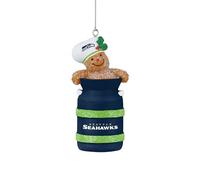 NFL FOCO Seattle Seahawks Milk Jug Holiday Christmas Ornament