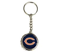 NFL Football Chicago Bears Crown Bottle Opener Keychain Keyring