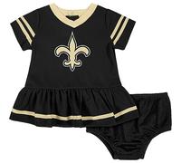 NFL Gerber Girls' Baby Jersey Dress and Diaper Cover, Team Color, 0-3 Months