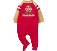 NFL Gerber Unisex Baby Standard Footed Sleep and Play, Team Color, 0-3 Months