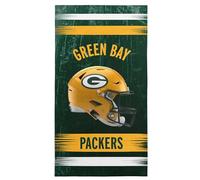 NFL Green Bay Packers Microfiber Beach Towel, 30 x 60 Inches - Quick Dry, Sand Resistant, Lightweight, Highly Absorbent, Blitz Design