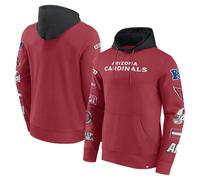 NFL Hoody Arizona Cardinals Fleece Patched Out Hooded Pullover Hooded Sweater