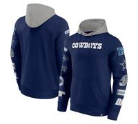 NFL Hoody Dallas Cowboys Fleece Patched Out Hooded Pullover Hooded Sweater