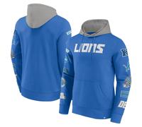 NFL Hoody Detroit Lions Fleece Patched Out Hooded Pullover Hooded Sweater