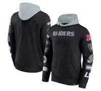 NFL Hoody Las Vegas Raiders Fleece Patched Out Hooded Pullover Hooded Sweater