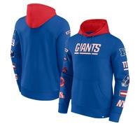NFL Hoody New York Giants Fleece Patched Out Hooded Pullover Hooded Sweater