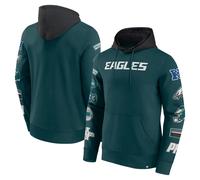 NFL Hoody Philadelphia Eagles Fleece Patched Out Hooded Pullover Hooded Sweater