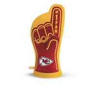 NFL Kansas City Chiefs NFL Kansas City ChiefsNFL #1 Oven Mitt, Red, Dimensions: 13.25" x 6.5"