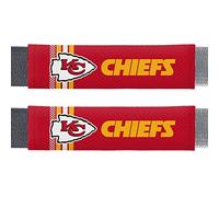 NFL Kansas City Chiefs Rally DesignAuto Seat Belt Pads, Team Colors, One Size