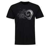 NFL Los Angeles Rams Shatter Graphic Logo Football Shirt black (L)