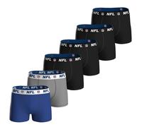 NFL Men's Boxershorts, 6-Pack - NFL Shield 6-Pack Boxers, Cotton Stretch,...