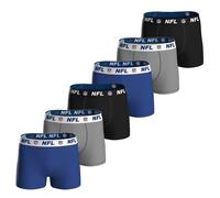 NFL Men's Boxershorts, 6-Pack - NFL Shield 6-Pack Boxers, Cotton Stretch,...