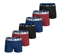 NFL Men's Boxershorts, 6-Pack - NFL Shield 6-Pack Boxers, Cotton Stretch,...