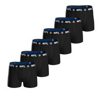 NFL Men's Boxershorts, 6-Pack - NFL Shield 6-Pack Boxers, Cotton Stretch,...