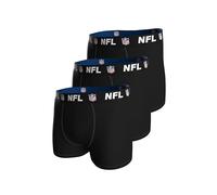 NFL Men's Shield 3pk Boxers, Black, L EU