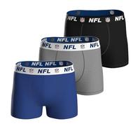 NFL Men's Boxers, 3-Pack - NFL Shield 3-Pack Boxers, Cotton Stretch,...