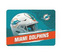 NFL Miami Dolphins Dish Drying Mat 15x20 Inches - Non-Slip, Absorbent, Durable Countertop Protector