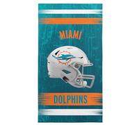 NFL Miami Dolphins Microfiber Beach Towel, 30 x 60 Inches - Quick Dry, Sand Resistant, Lightweight, Highly Absorbent, Blitz Design
