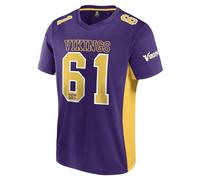 NFL Minnesota Vikings Core Foundation Top Polymesh Shirt Purple, Purple, XXL