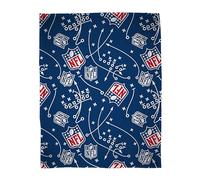 Character World Official NFL National American Football League Fleece Throw Blanket | Super Soft, Iconic Cross Design | Warm Super Soft Feel Throw | Perfect for Home, Bedroom, Sleepovers & Camping