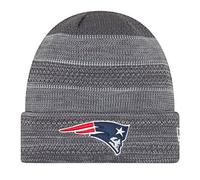 NFL New England Patriots Adult Men Cold Weather TD Gray Graphite Knit Beanie,Osfa,Graphite