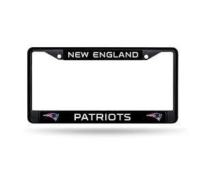 NFL New England Patriots Standard Chrome License Plate Frame