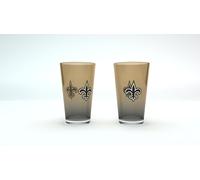 NFL New Orleans Saints 2 Pint Glass Glasses Set Beer Beer Glass 475ml Team Co...