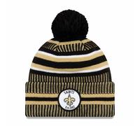 New Era New Orleans Saints On Field Home Beanie Men's Beanie - Black, One Size