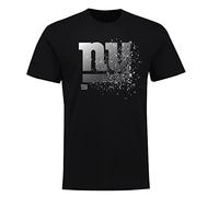 NFL New York Giants Shatter Graphic Logo Football Shirt Black, black, XXL