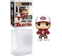 NFL: Nick Bosa San Francisco Pop #132 Vinyl Figure (Bundled With EcoTek Pop Box Protector Case)