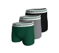 NFL NY Jets 3pk Boxers - GRN/MGR/BLK - M