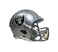 NFL Oakland Raiders Riddell Full Size Replica Speed Helmet, Medium, Silver