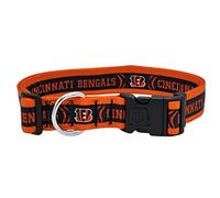 NFL PET Collar Cincinnati Bengals Dog Collar, X-Large Football Team Collar for Dogs & Cats. A Shiny & Colorful Cat Collar & Dog Collar Licensed by The NFL