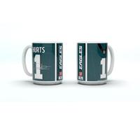 NFL Philadelphia Eagles Jalen Hurts #1 Coffee Mug 15 oz 450 ml Player Jersey