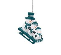 NFL Philadelphia Eagles Tree Decoration Snowman Sledding Snowmen Sledding Pendant Ornament Christmas Tree