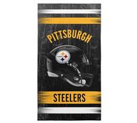 NFL Pittsburgh Steelers Microfiber Beach Towel, 30 x 60 Inches - Quick Dry, Sand Resistant, Lightweight, Highly Absorbent, Blitz Design