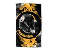 NFL Pittsburgh Steelers Oversized Microfiber Beach Towel, 40 x 72 Inches - Quick Dry, Sand Resistant, Lightweight, Highly Absorbent, Coin Toss Design