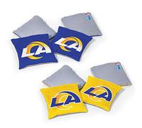 NFL Pro Football Dual Sided Bean Bags by Wild Sports, 8 Count, Premium Toss Bags for Cornhole Set - Great for Tailgates, Outdoors, Backyard