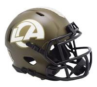 NFL Salute to Service Speed Mini Helmet - Los Angeles Rams