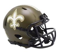 NFL Salute to Service Speed Mini Helmet - New Orleans Saints