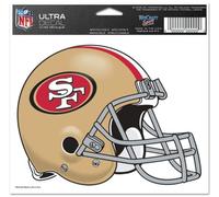 NFL San Francisco 49ers 16788091 Multi-Use Colored Decal, 5" x 6"