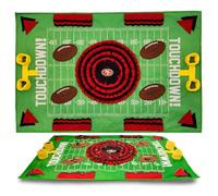 NFL San Francisco 49ers Dog Snuffle Mat, Pet Slow Feeder, Football Field Designed Interactive Dog & Cat Food Puzzle Mat Toy, Pet Foraging Slow Feeder Mat