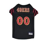 NFL San Francisco 49ers Rivalry Dog Jersey, Officially Licensed NFL Pet Jersey for Dogs & Cats, 49ers Football Dog Shirt Rivalry Edition, Pet Apparel for Game Day, Team Logo Pet Clothing, Size Large