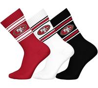 NFL San Francisco 49ers Socks 3 Pack Crew Socks