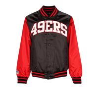 NFL Satin Bomber Jacket San Francisco 49ers- male- New Era- Bomber Jackets- Black- S- Jackets S