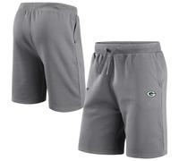 NFL Shorts Green Bay Packers Primary Fleece Logo Short Cropped Pants Gray